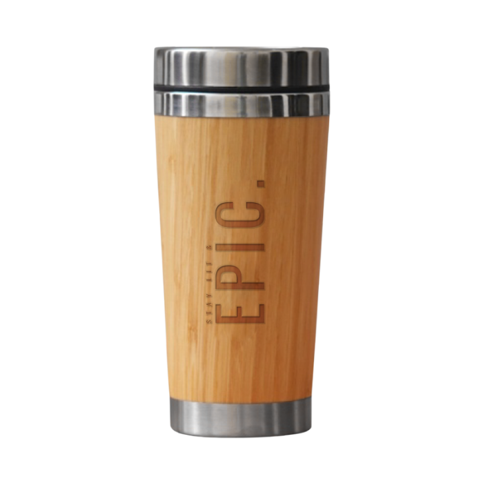 Bamboo Steel Tumbler