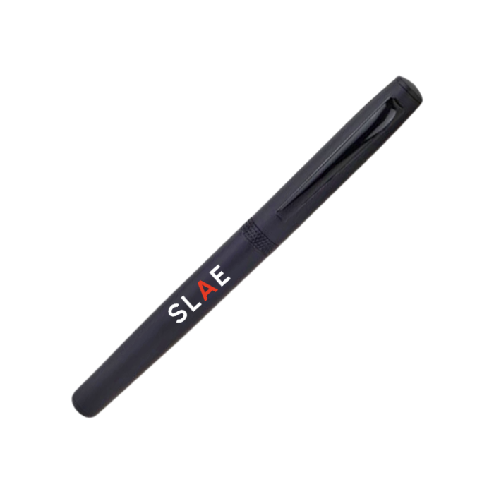 Black Gel Pen with Magentic Cap
