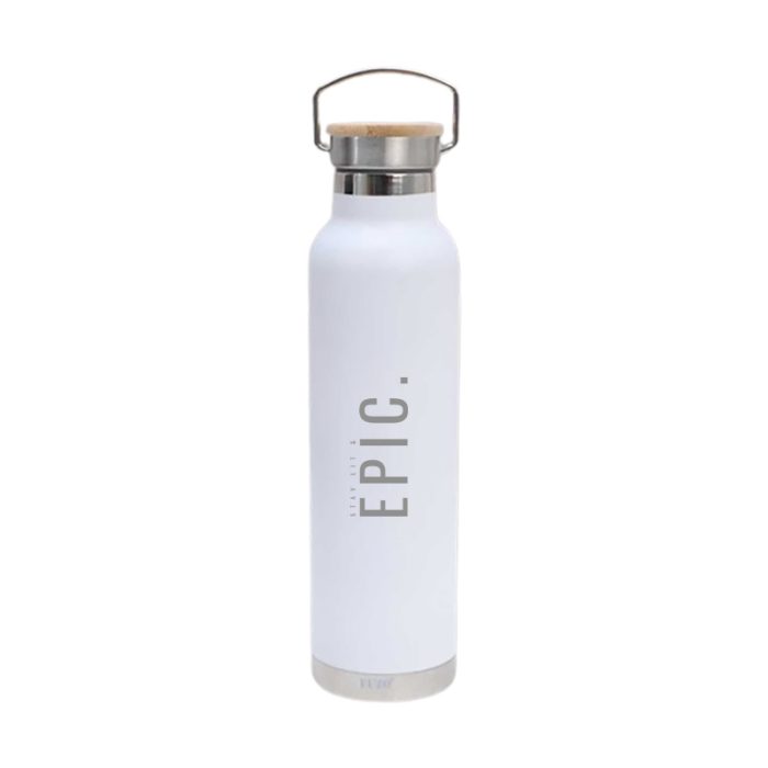 Bottle With Bamboo Cap