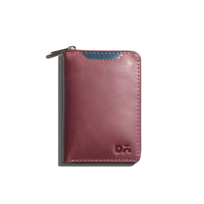 Zip-Around Leather Wallet