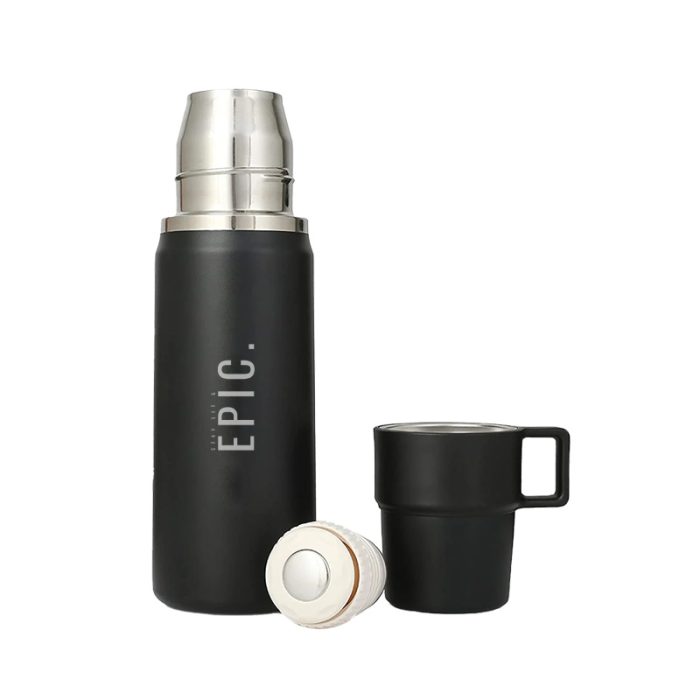 Destinio Insulated Flask Bottle with Mug