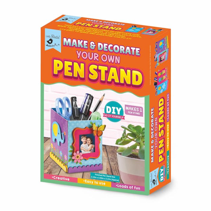 Little Birdie DIY Make & Decorate Your Own Pen Stand Kit