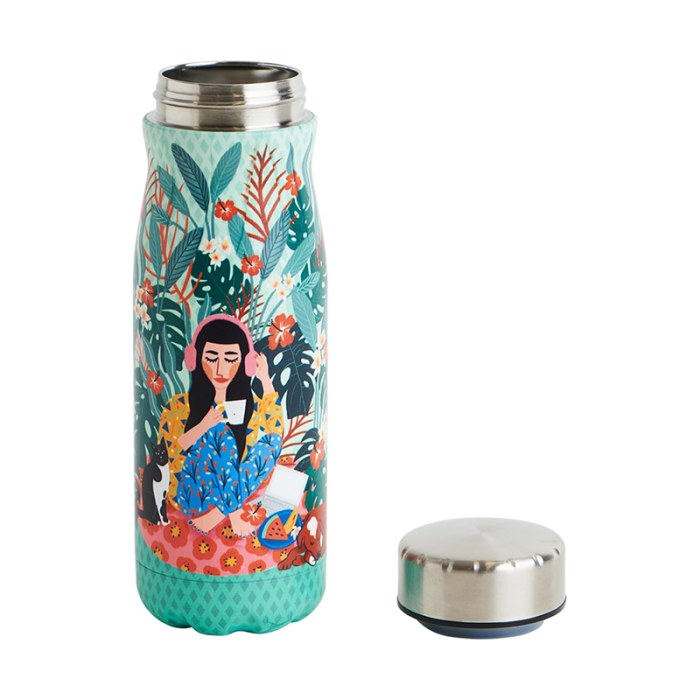 Live Slow Steel Sipper Bottle
