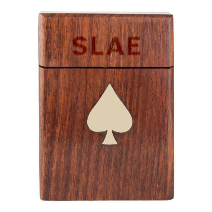 Playing Cards in Wooden Box