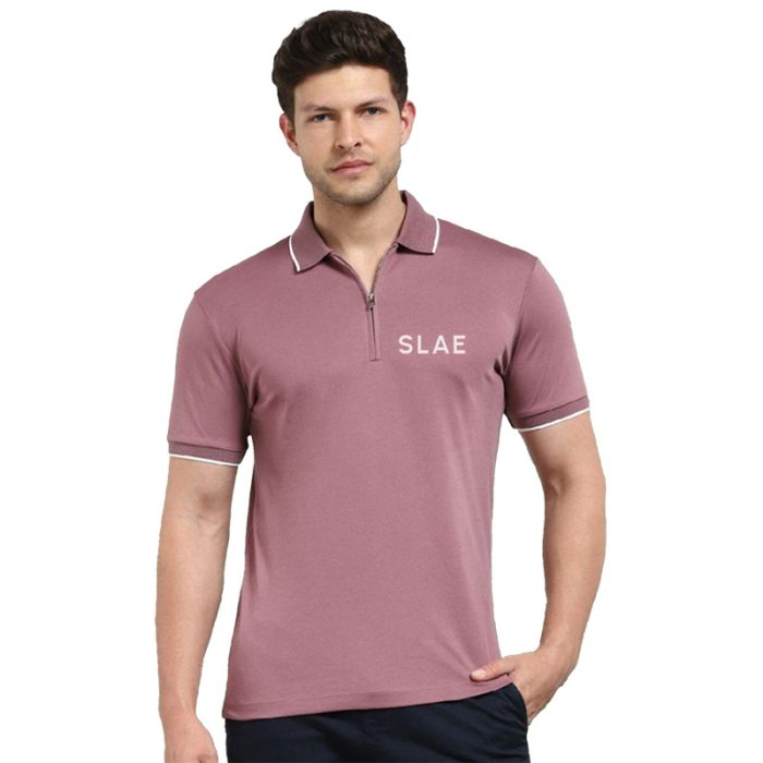 Selected Homme Figo Zip Style Polo T-Shirt