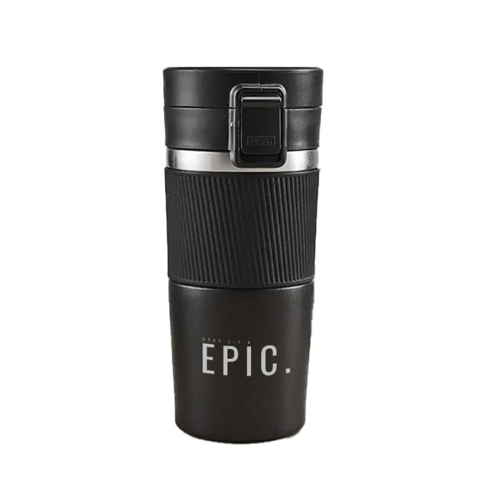 Stainless Steel Tumbler with Rubber Grip