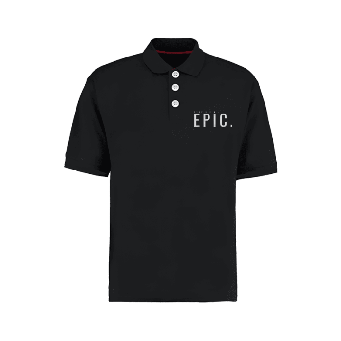 Swiss Polo T-Shirt Black
