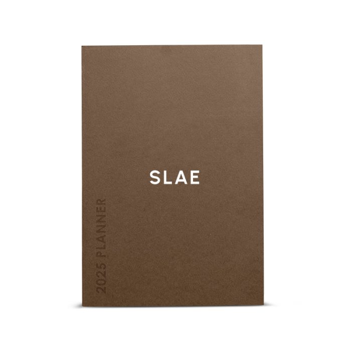 Walnut Brown Sort Weekly Planner