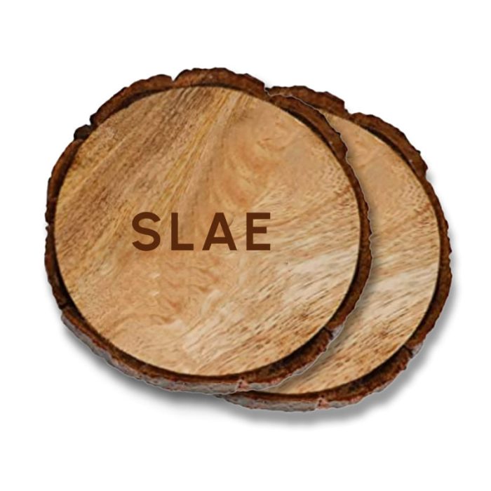 Wooden Coaster Set of 2