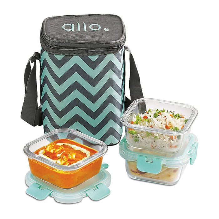 Allo Lunch Box - Pack of 3