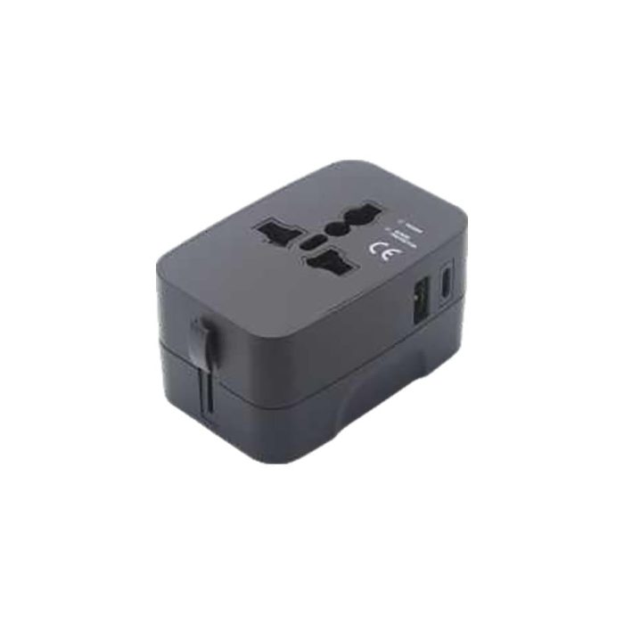 Global Trotter USB & Type-C Ports 2 Pin Travel Adaptor Plug LIA-003