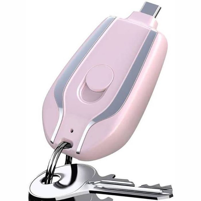 Mini Power Bank with Keychain