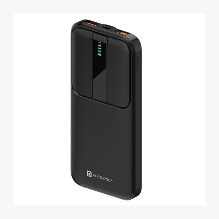 Portronics Power E 10K 10000mAh, 2.4A 12w Slim Power Bank
