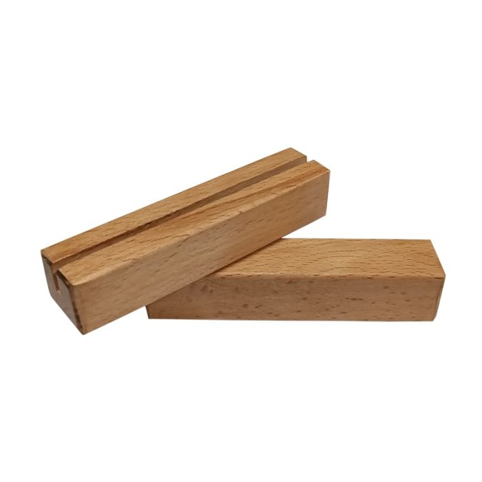 Wooden Stand Card Holder