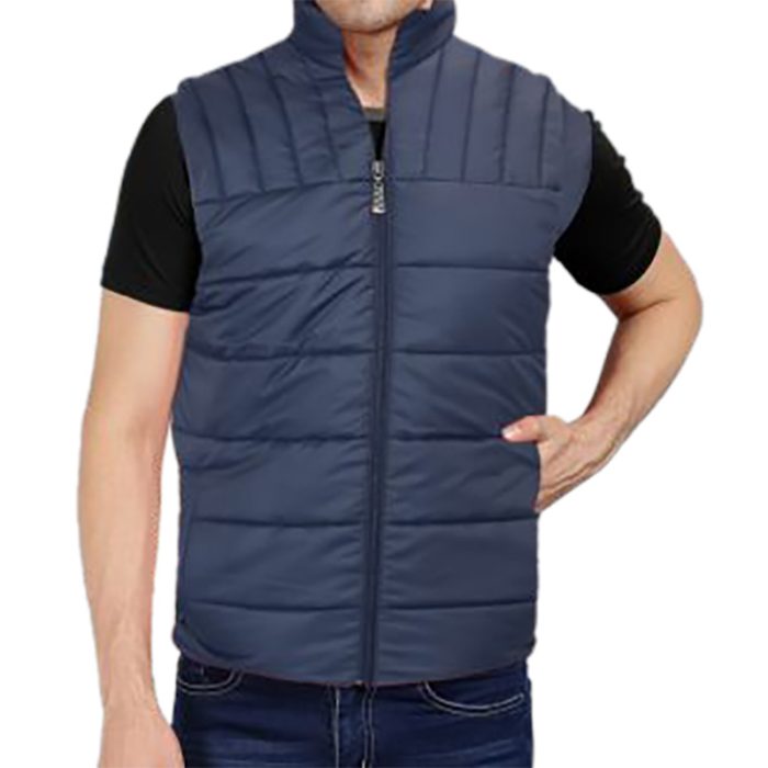 Swiss Military Polyester Half Sleeve Bomber Jacket